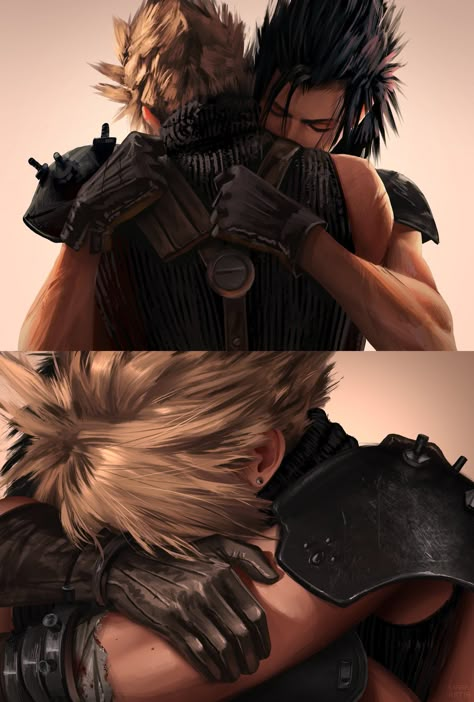 Cloud X Zack, Final Fantasy Vii Fanart, Clack Ff7, Zack Fair Fanart, Zack X Cloud, Zack Cloud, Cloti Ff7, Ff7 Fanart, Zack Fair X Cloud Strife