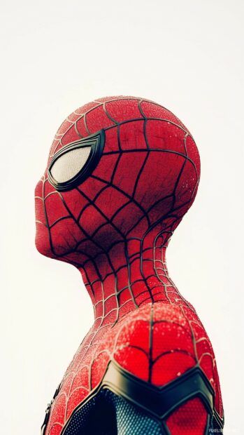 Side profile of Spiderman face with a plain white background. Spiderman Side Profile, Spiderman Wallpapers, Brain Drawing, Spiderman Face, Spiderman Cartoon, Spiderman Movie, Spiderman Pictures, Hd Wallpaper Iphone, Wallpapers For Iphone