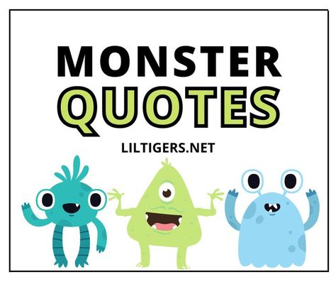 100 Monster Quotes for Kids Monsters Inc Sayings, Monsters Inc Captions, Monsters Inc Quotes Funny, Quotes About Monsters, Monsters Quotes, Monster Poem, Monsters Inc Quotes, Monster Jokes, American Education Week