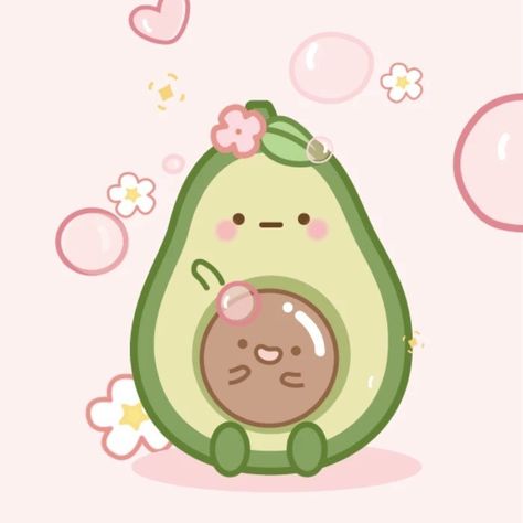 Avocado Wallpaper, Avocado Cartoon, ليلو وستيتش, Avocado Art, Pusheen Cute, Cute Donuts, Cute Laptop Stickers, Cute Avocado, Wallpaper Doodle