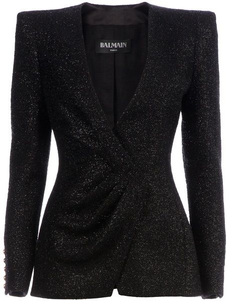 Structured Jacket - Lyst Eclectic Clothes, Autumn Jacket Women, Balmain Blazer, Autumn Jacket, Structured Jacket, Designer Blazers, Suit Jackets For Women, Pant Suits, Elegant Prom Dresses