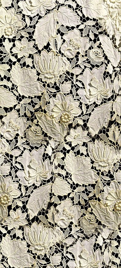 Different Types Of Lace Fabric, Antique Lace Pattern, Types Of Lace Fabrics, Murmuring Cottage, Romance Background, Lace Collage, Venetian Lace, Floral Cutwork, Cutwork Lace