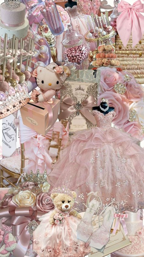 Quince Quinceanera Wallpaper, Quinceanera Vision Board, Aurora Themed Quinceanera, Coquette Quince, Pink And Gold Quinceanera Dress, Sleeping Beauty Quinceanera Theme, Quince Venues, Quinceanera Ideas Pink, Sleeping Beauty Quince