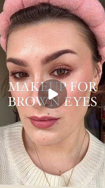 Summer Makeup For Brown Eyes, Makeup To Make Brown Eyes Pop, Brown Eyes Pop Makeup, Brown Hair Brown Eyes Makeup, Brown Eyeshadow Looks Natural, How To Make Brown Eyes Pop, Eyeshadow Brown Eyes, Brown Eyes Eyeshadow, Make Brown Eyes Pop