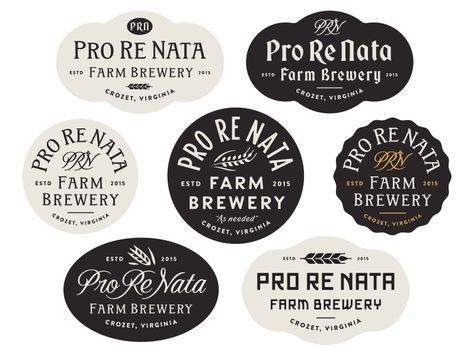 Pro Re Nata by Simon Walker - Dribbble Simon Walker, Illustrator Tutorials Logo, Branding Identity Inspiration, Logo Elements, Logos Retro, Park Rangers, Retro Graphic Design, Window Display Design, Identity Inspiration