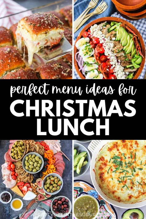 Stress-Free Christmas Lunch Recipes for an Effortless Holiday Menu - A Pretty Life In The Suburbs Kentucky Butter Cookies, Charcuterie Salad, Christmas Lunch Easy, Classic Spinach Dip Recipe, Christmas Lunch Recipes, Christmas Lunch Menu, Winter Food Recipes, Christmas Lunch Ideas, Bread Machine Cinnamon Rolls