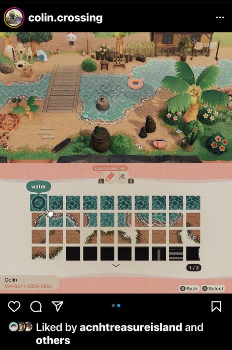 Mouth Ideas, Sand Drawing, Animal Crossing 3ds, Animal Crossing Guide, Animal Crossing Wild World, Desert Design, Island Theme, Path Design, Tropical Animals