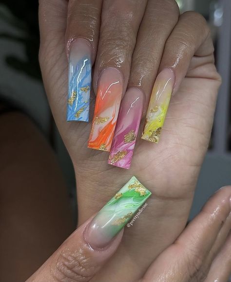 #nails #nailart #nailtech #nailsoftheday #nail2inspire #nailsart #nailsofinstagram #naildesign #summernails #fashion #style #summervibes #inspo Bright Marble Nails, Short Marble Nails, Marble Nails, Nails Nailart, Nail Tech, Gel Nail, Nail Inspo, Summer Nails, Gel Nails