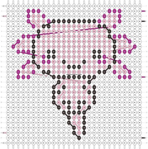 Axolotl Bracelet Pattern, Beaded Axolotl Pattern, Axolotl Bead Pattern, Axolotl Pixel Art, Axolotl Cute, Miyuki Beads Pattern, Beaded Hat Bands, Diy Friendship Bracelets Tutorial, Seed Bead Jewelry Patterns