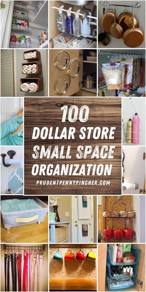 Organize for less with these DIY dollar store organization ideas for small spaces.There are organizing ideas for the kitchen, bathroom, closet, laundry room and more. These organization ideas for the home are perfect for apartments, dorm rooms, tiny houses so that you can make maximize your space on a budget. Dollar Store Organization Ideas, Store Organization Ideas, Dollar Store Organization, Small House Organization, Dollar Tree Organization, Space Organization, Human Psychology, Dollar Store Diy Organization, Simple Bathroom Decor