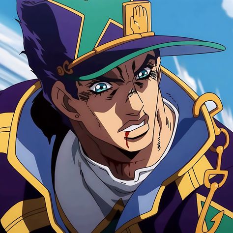 Jotaro Banner, Jotaro Kujo Part 6 Manga, Jojos Pfp, Jotaro Kujo Icon, Jojo's Bizarre Adventure Stone Ocean, Adventure Core, Jojo's Bizarre Adventure Characters, Jojo Stands, Jojos Bizarre Adventure Jotaro