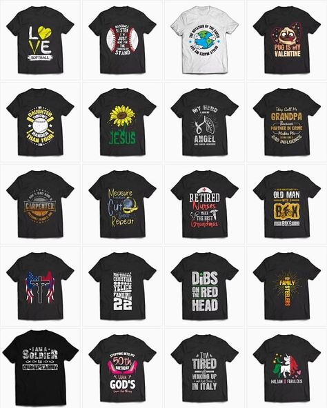 ****Our Sample Work*** Are you tired of finding a good t-shirt designer, then don't worry, you can now grab pre-made designs from our site according to your own wish: www.tee-designs.com We sell each design to only one person. Let me clear your query, it will be automatically removed from our Shop page just after your purchase. Tee Designs, Tshirt Design Inspiration, Tshirt Design, Shirt Outfit, Don't Worry, Custom Shirts, On Demand, Print On Demand, Shirt Designs