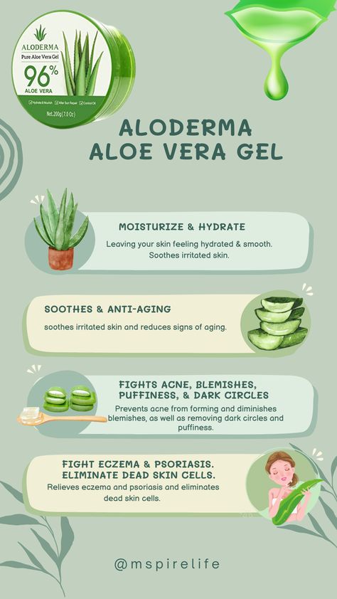 Have you ever tried Aloe Vera on your skin? It is a TRUE GAME CHANGER! I have sensitive skin and was skeptical to try. I eventually gave in and wanted to see if it really works, and it DOES! I purhcased Aloderma Gel and it has done wonders for me. I've been using this for 2 months now and my skin feels and looks amazing! Tryit for yourself. Click the link below and join us all in rejoie to beautiful flawless skin the natural way! (No Botox required.) Benefits Of Aloe Vera Gel, Aloe Vera Gel For Face, Aloe Vera Moisturizer, Hair Hydration, Benefits Of Aloe Vera, Organic Aloe Vera Gel, Sunburn Relief, Pure Aloe Vera Gel, Low Porosity Hair Products