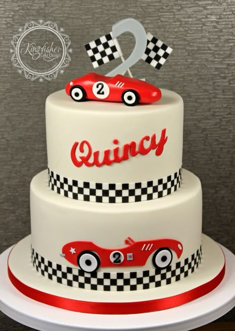 Birthday Cake Race Car, Race Theme Birthday Cake, Simple Car Birthday Cake, Racing Car Theme Cake, Two Fast Car Cake, First Birthday Race Car Cake, Two Fast Birthday Cake Buttercream, 2 Fast Cake Ideas, Two Fast Two Furious Birthday Cake