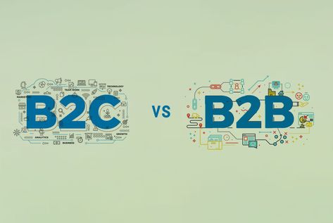 B2C and B2B are two methods of business transactions. B2C, which stands for business-to-consumer, is a method for marketing products straight to consumers. B2B, which stands for business-to-business, is a means for selling goods or services to other businesses. Marketing Products, Teamwork, Easy Drawings, Technology, Marketing, Drawings