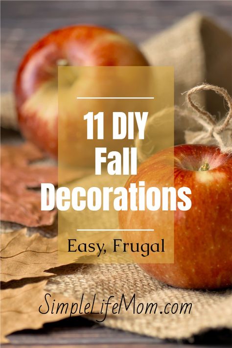 11 Easy and Frugal DIY Fall Decorations - from mason jar DIYs to Table decorations, these ideas are classy and fun. Traditional Homemaking, Diy Fall Decorations, Fall Jars, Christmas Lights Inside, Homestead Blog, Glow Jars, Thanksgiving Tree, Thanksgiving Diy, Life Group