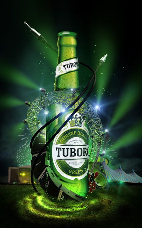 Tuborg Rebrand 'Festival' by Paul Clements, via Behance Kingfisher Beer, Beer Wallpaper, Beer Burger, Photo Editing Websites, Beer Label Design, Beer Collection, Beer Photography, Beer Photos, Dj Images Hd