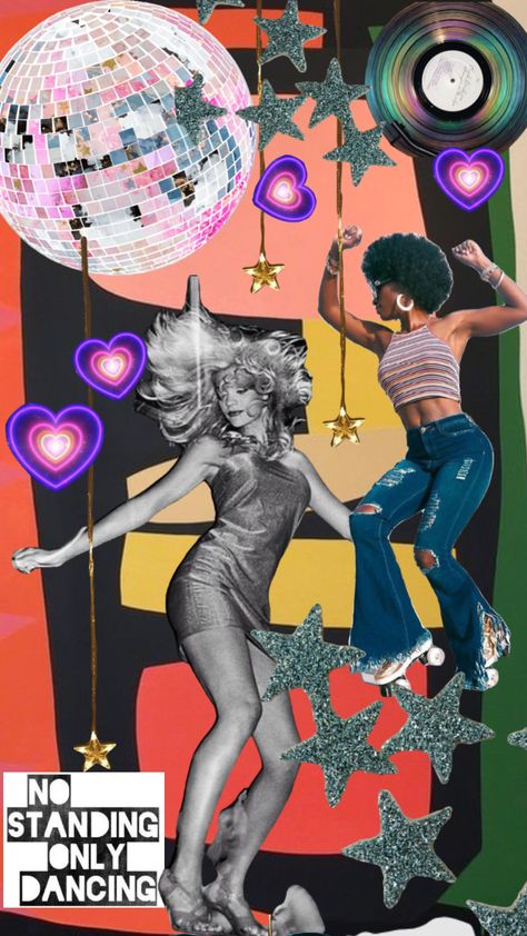 Disco Artwork, 70s Aesthetic Disco, Disco Poster Design, Groove Aesthetic, Disco Aesthetic Outfit, Disco Brunch, Disco Party Poster, Disco Collage, Disco Illustration