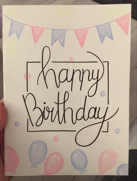 Ideas For Happy Birthday Cards, Idea For Birthday Cards, Letter Ideas For Birthday, Cute Bff Birthday Cards, Diy Birthday Card Ideas Aesthetic, Cute Happy Birthday Card Ideas, Card Ideas For Brother Birthday, Bf Bday Card Ideas, Cute Doodles For Birthday Cards