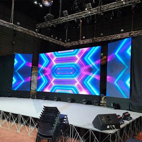 Led Wall Design Stage, Stage With Led Screen, Launching Event, Led Stage, Portable Display, Led Matrix, Led Video Wall, Video Display, Market Display