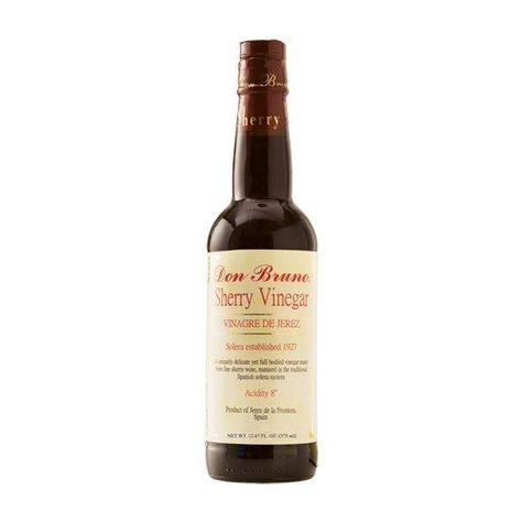 Don Bruno Sherry Wine Vinegar D.O.P.  25.35 oz -- See this great product. (This is an affiliate link) Sherry Wine, Sherry Vinegar, Wine Vinegar, Oak Barrel, Red Wine Vinegar, Gourmet Food, Macallan Whiskey Bottle, Gourmet Recipes, Whiskey Bottle