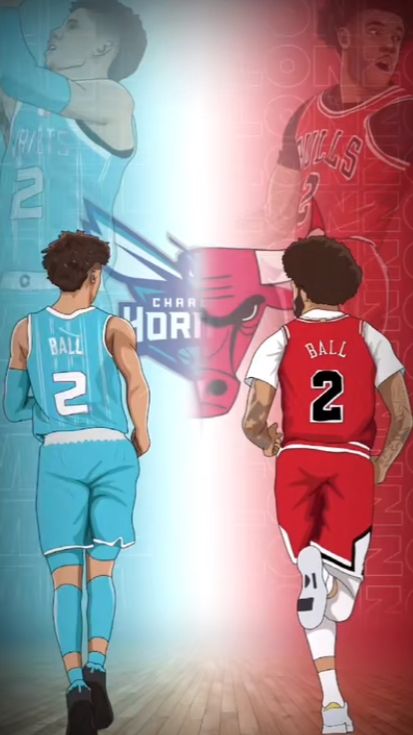 Ball Brothers Wallpaper, Ball Brothers, Cartoon Basketball Wallpaper, Lamelo Ball Cartoon, Cool Basketball Wallpapers Cartoon, Nba Wallpapers Lamelo Ball, Basketball Live Wallpaper Animated, Cool Wallpapers For Men, Basketball Live Wallpaper