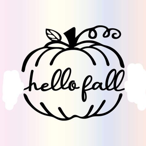 Banner Doodle, Fall Pumpkin Sign, Cricut Decals, Svg For Shirts, Craft Booth Displays, Thanksgiving Svg, Pumpkin Sign, Hello Pumpkin, Fall Svg