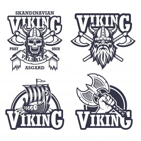 Beard Logo, Medieval Shields, Style Writing, Viking Logo, Shield Icon, Monochrome Style, Monochrome Fashion, Viking Style, Logo Vintage