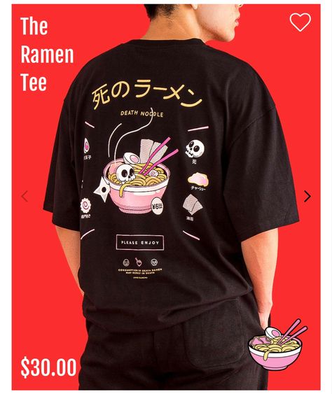 Japan Ramen, Ramen Shirt, Sushi Logo, Shooting Inspiration, Graphic Shirt Design, Japanese Text, Japanese Tshirt, Merch Ideas, Tshirt Printing Design