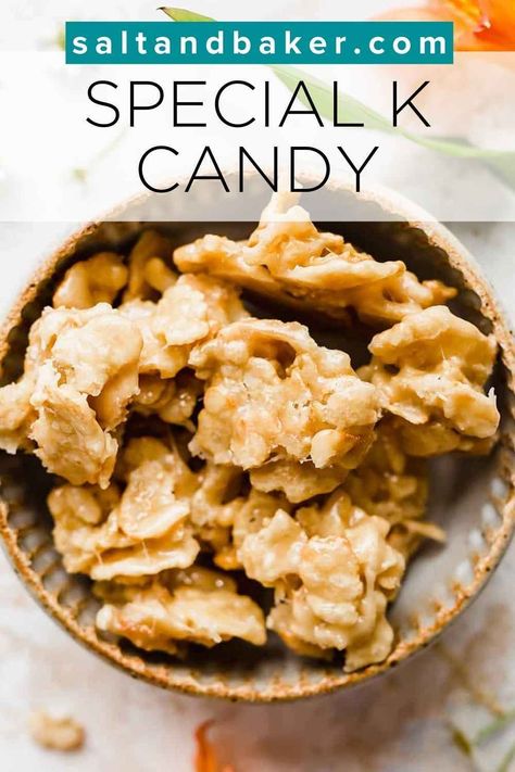 Recipes Using Special K Cereal, Special K Candy, Special K Dessert, Special K Marshmallow Treats, Special K Cookies Recipe, Recipes With Special K Cereal, Special K Cereal Recipes, Cereal Recipes Desserts, Ragtag Candies