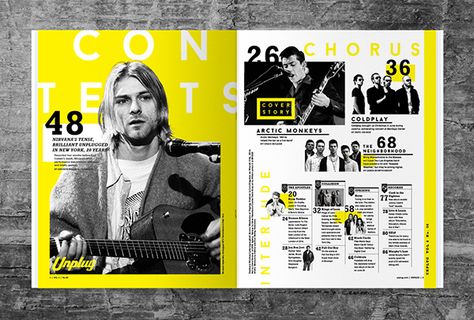 Layout Editoriale, Magazine Page Layouts, Rock Magazine, Fashion Editorial Layout, Magazine Layout Inspiration, Module Design, 잡지 레이아웃, Yearbook Themes, Editorial Design Layout