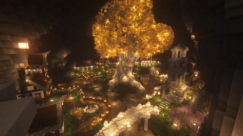 Minecraft criatividade Minecraft Cave Enchantment Room, Minecraft Cave Build Ideas, Minecraft Lush Caves Village, Cave Decorations Minecraft, Minecraft Cave Stairs, Minecraft Allay Sanctuary, Minecraft Underground Ideas, Lush Minecraft Builds, Minecraft Cave Base Ideas Aesthetic