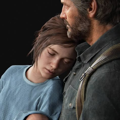 #ellie #thelastofus #joel Last Of Us Characters, The Last Of Us Characters, Ellie And Joel, Hug Gif, Joel And Ellie, The Last Of Us2, Alien Aesthetic, Architecture Sketchbook, Story Games