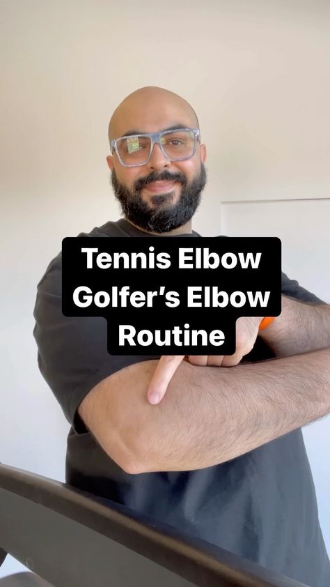 movability on Instagram: 🚨Tennis Elbow & Golfer’s Elbow Routine🚨 - 👌🏼A great 2-in-1 exercise to help you fix your tennis & golfer’s elbow! - 🔨 If you don’t have a… Golfers Elbow Exercises, Elbow Exercises, Golfers Elbow, Tennis Elbow, Silver Sneakers, Interesting Reads, Fit Body, Golfers, Fix You