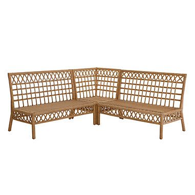 Southport Banquette Seating Collection | Ballard Designs Seating In Kitchen, Banquette Seating In Kitchen, Banquette Bench, Rattan Daybed, Dining Banquette, Suzanne Kasler, Corner Bench, 3 Piece Dining Set, Wooden Bar Stools