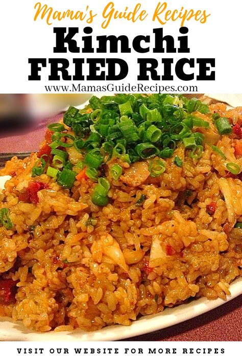 Kimchee Fried Rice, Kimchi Fried Rice Recipe, Easy Korean Recipes, Korean Side Dishes, Kimchi Fried Rice, Kimchi Recipe, Spicy Seasoning, Fermented Vegetables, Fried Rice Recipe