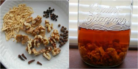 How To Make Your Own Maple-Walnut Bitters Walnut Bitters, Maple Cocktail, Spiked Cider, Bitters Recipe, Gluten Free Yeast Free, Food Republic, Quart Size Mason Jars, Homemade Cocktails, Importance Of Food