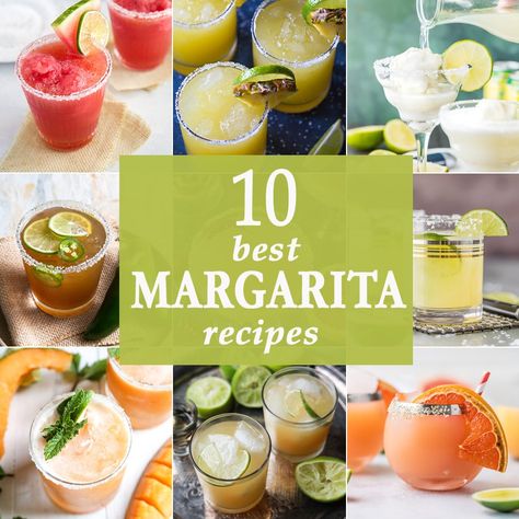 10 Best Margarita Recipes Spring Margarita Recipes, Classic Margarita Recipe Pitcher, Margarita By The Pitcher, Beer Margaritas With Limeade, Ultimate Margarita Recipe, Spicy Margarita Recipe, Simply Mixology Lime Margarita, Best Margarita Recipe, Spicy Margarita