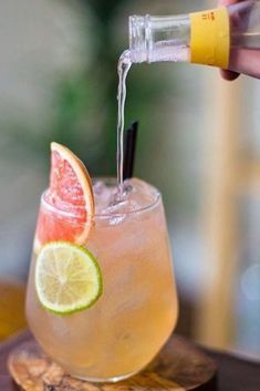 The perfect party cocktail. Lemon Lime Bitters, Tequila Cocktail Recipes, Citrus Cocktails, Tequila Cocktail, Grapefruit Soda, Thanksgiving Drinks, Tequila Drinks, Banana Milkshake, Tequila Cocktails