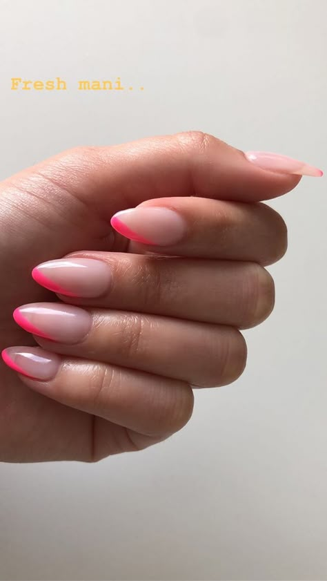 Pink Manicure, Nail Art Wedding, Oval Nails, Nails And Makeup, Up Nails, Nail It, Dream Nails, Perfect Nails, Cute Acrylic Nails