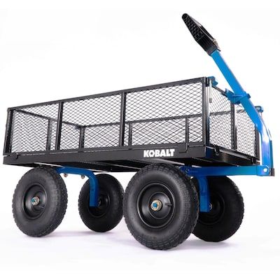 Kobalt wagon at Lowes.com: Search Results Spring Cleaning Yard, Yard Cart, Box Cars, Best Garden Tools, Outdoor Cart, Utility Wagon, Running Gifts, Lawn And Landscape, Utility Cart