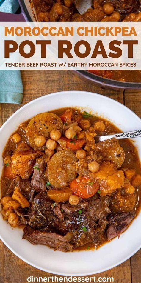 Middle Eastern Pot Roast, Healthy Beef Roast Recipes, Dinner Recipes International, Cooking With Mia, Moroccan Beef Recipes, Exotic Dinner Recipes, Recipes With Pork Roast, International Dinner Recipes, Middle Eastern Beef Stew