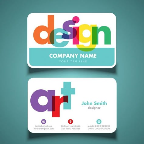 Modern and colorful business cards | Free Vector #Freepik #freevector #freelogo #freebusiness-card #freebusiness #freeabstract Design Club, Modern Business Cards Design, Graphic Design Business Card, Visiting Card Design, Business Card Design Creative, Card Creative, Business Card Inspiration, Artist Business Cards, Graphic Design Business