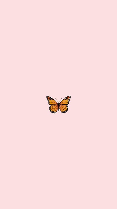 Wallpaper Butterfly, Wallpaper For Iphone, Iphone, Pink