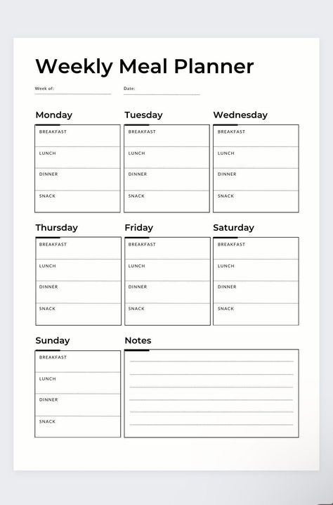 Day to Day Meal Plan,weekly Meal Planner,meal Meal Prep Menu, To Do Planner, Aesthetic Planner, Day Meal Plan, Capa De Caderno Personalizada, Meal Planner Template, Planning Template, Menu Planner, Meal Planning Template