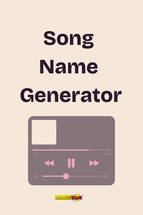 song name generator Good Song Title Ideas, Spy Name Generator, Cool Title Ideas, Music Title Ideas, Names For A Playlist, Song Ideas To Write, Art Titles Inspiration, Songs For Characters, Song Names You Might Be Looking For