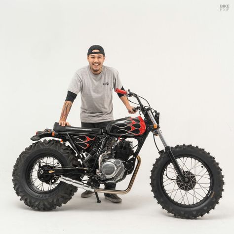 Tw 125, Surf Bike, Yamaha Tw200, Retro Surf, Bike Exif, Vintage Motocross, Street Tracker, Motocross Bikes, Custom Bike