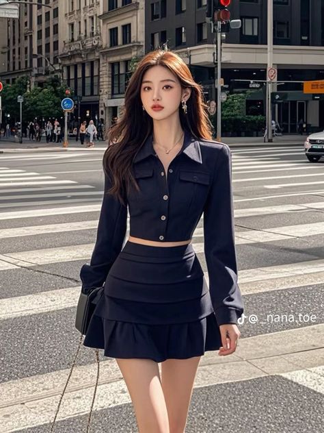 Neat Casual Outfits, Elegant Summer Dresses, Gowns Dresses Elegant, Clothes Korean Style, Korean Fashion Dress, Idea Design, Easy Trendy Outfits, Simple Trendy Outfits, Looks Chic