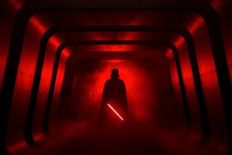 Darth Vader Hallway, Dark Side Of The Force, Hallway Wallpaper, Rogue One, The Dark Side, The Force, Dark Side, In The Dark, Hallway