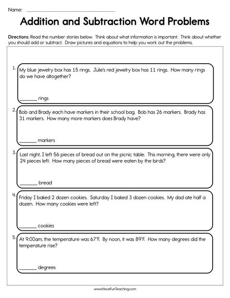 Kindergarten Addition Word Problems Worksheets Addition and Subtraction Word Problems Worksheet January Kindergarten Worksheets, Word Problems Kindergarten, January Kindergarten, Addition And Subtraction Word Problems, Basic Sight Words, Subtraction Kindergarten, Addition Words, Kindergarten Addition Worksheets, Addition Kindergarten